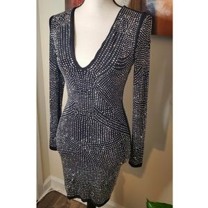 💋 sexy rhinestone & studded dress